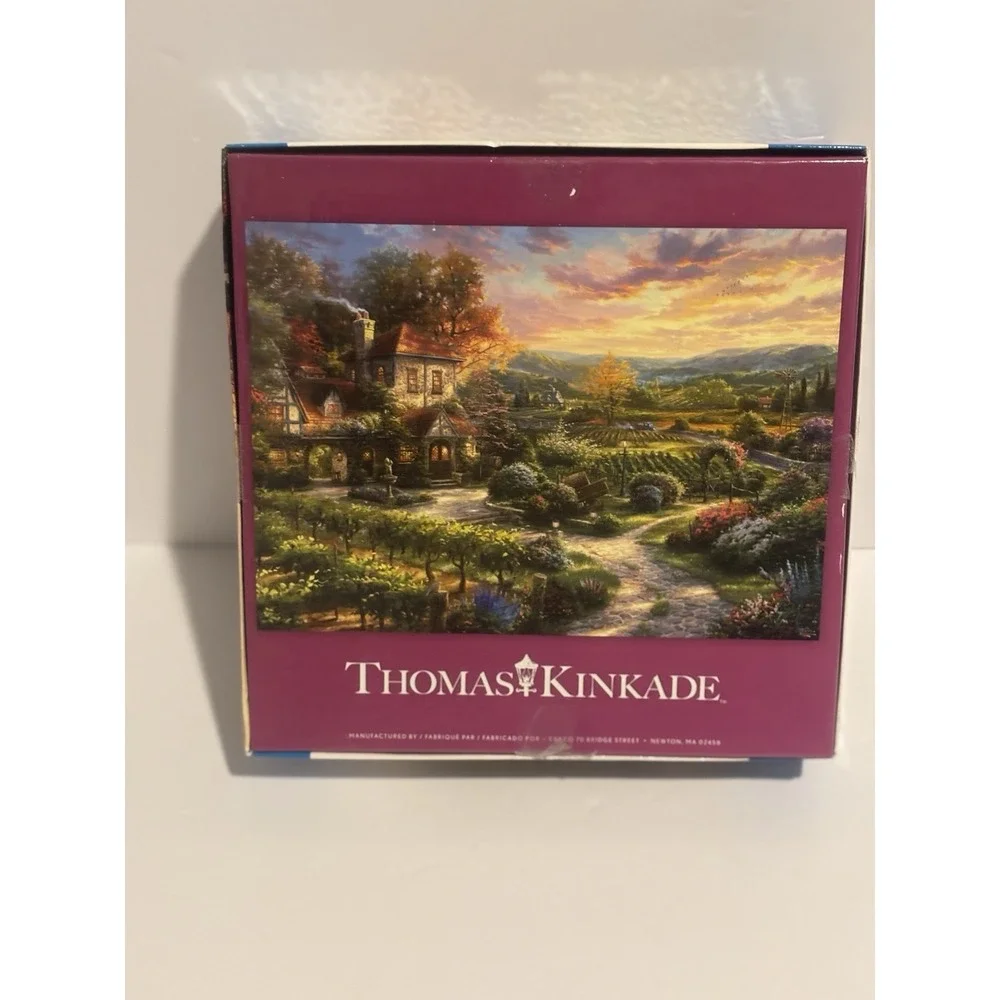 Thomas‎ Kinkade Puzzle Wine Country Living Silver 1000 Pieces Game Board